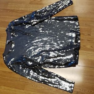 Sequined disco ball top sz small